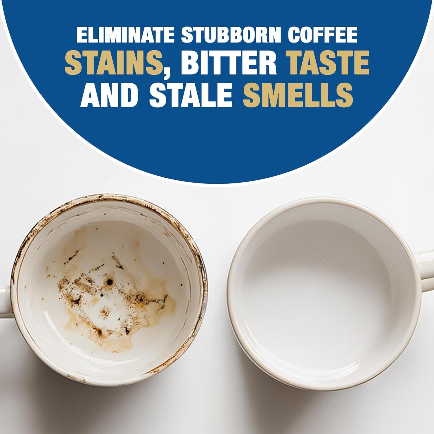 image:imageBar Keepers Friend Coffee Maker Cleaner 2 x 12 oz Removes Stains amp Oily Residue from Espresso Machines Carafes Thermos Drip Coffee Pots SingleCup Coffee Makers amp More2